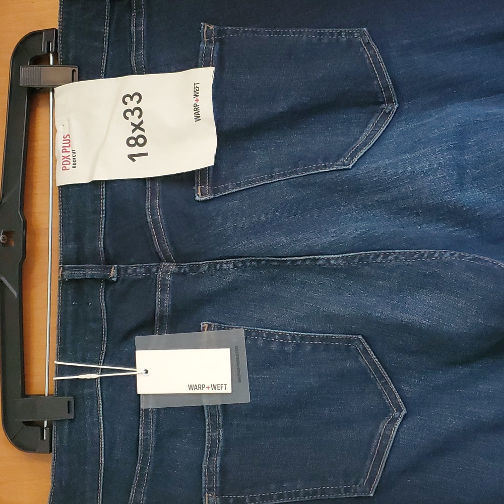 Warp+Weft Bootcut Jeans size 18W - Picture 3 of 5
